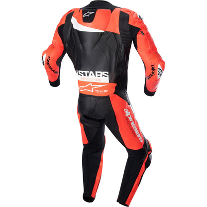 Alpinestars GP Plus v4 Leather Suit - Black/Red Fluo/White - US 48 / EU 58 [MPN: 3150523132158]_1152050