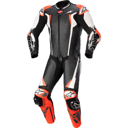 Alpinestars Racing Absolute v2 Leather Suit - Black/White/Red - US 48 / EU 58 [MPN: 3156323123158]_1152023