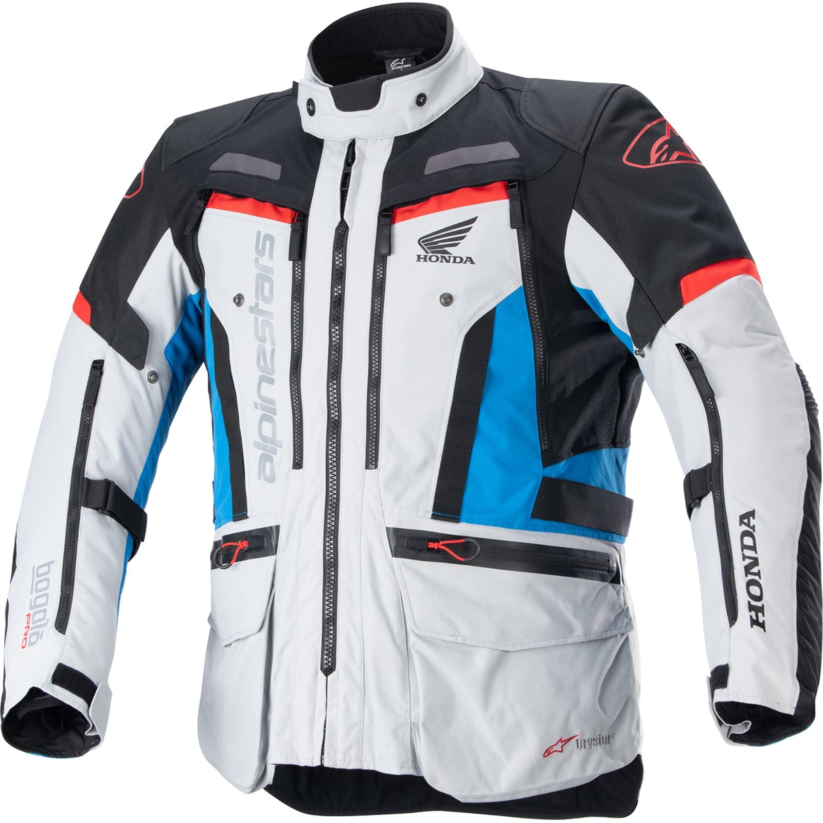 Alpinestars Honda Bogotà Pro Drystar® Jacket - Gray/Black/Red/Blue_1152290