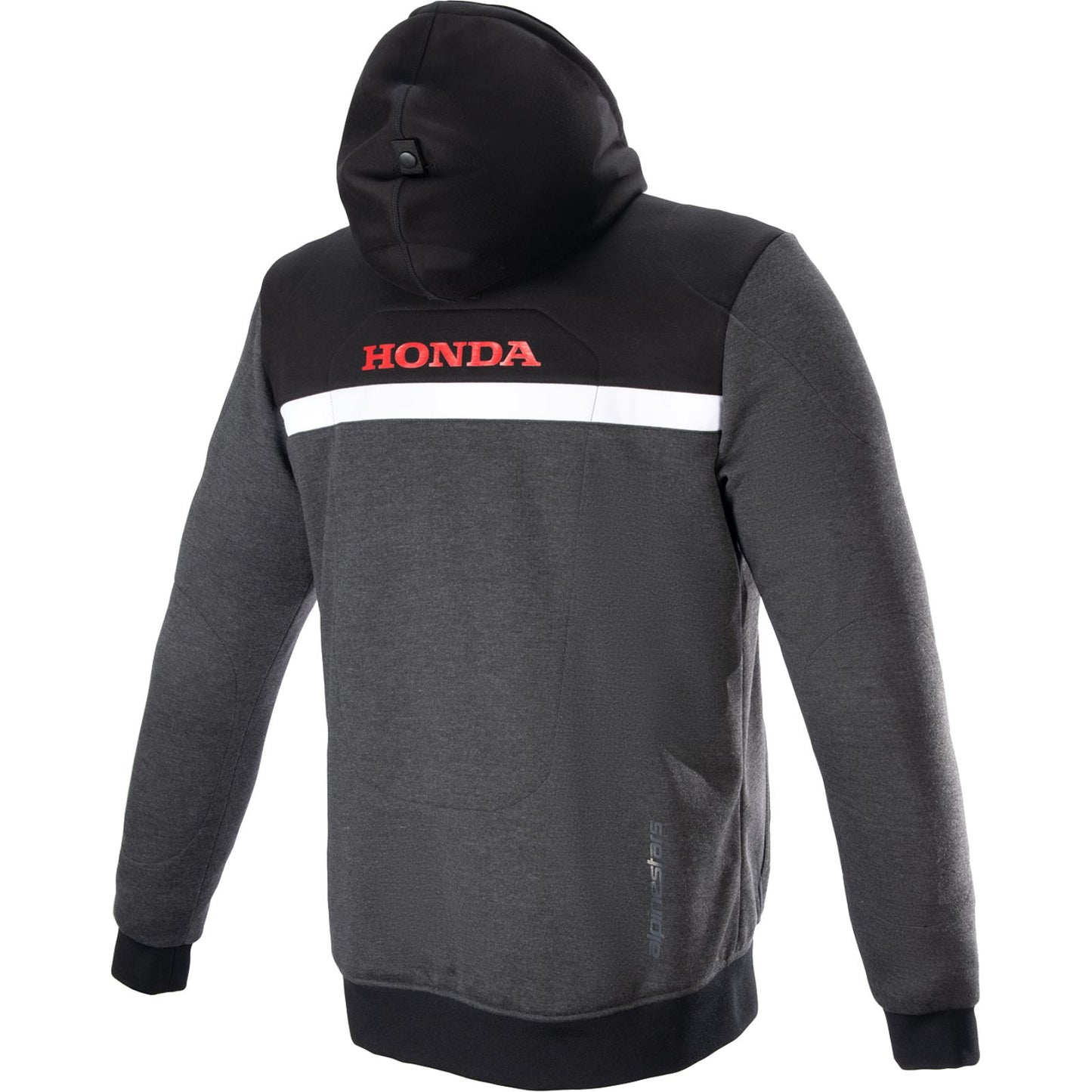 Alpinestars Honda Chrome Street Hoodie - Black/Gray/Red - Small [MPN: 4201323-1908-S]_1152361