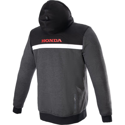 Alpinestars Honda Chrome Street Hoodie - Black/Gray/Red - Small [MPN: 4201323-1908-S]_1152361