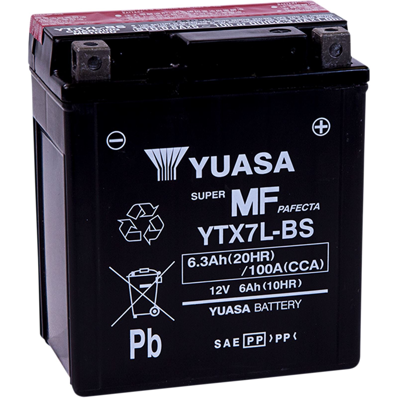 Yuasa Battery YTX7L-BS Maintenance Free YUAM327BS_501553