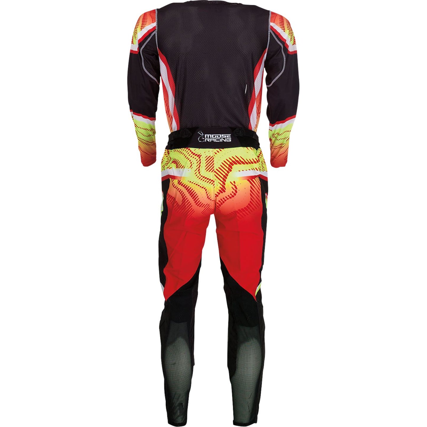 Moose Offroad Agroid Motorcycle Race Jersey - Red/Yellow/Black_1143137