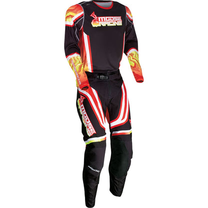 Agroid Motorcycle Race Jersey - Red/Yellow/Black - XL_1143124