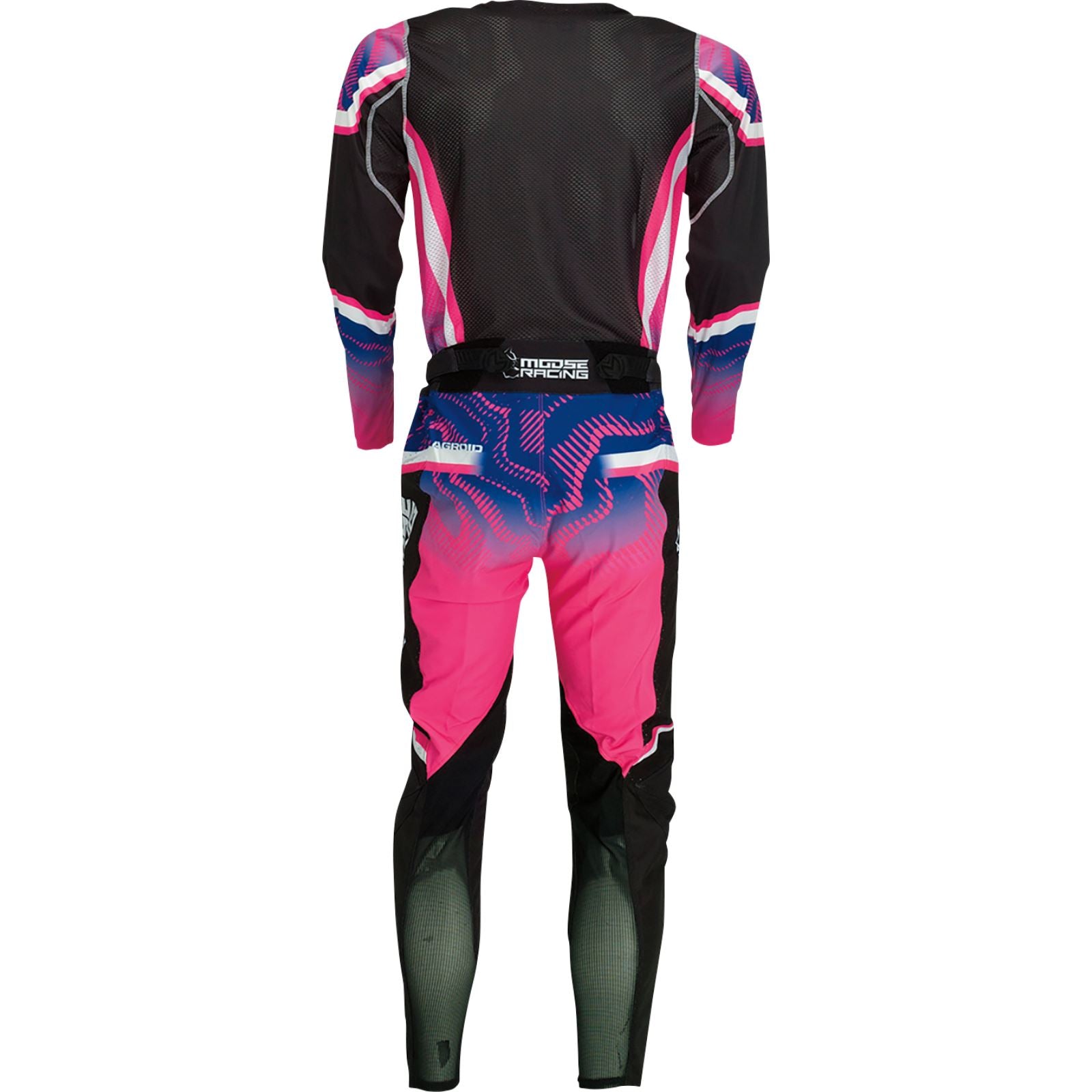 Moose Offroad Agroid Motorcycle Race Jersey - Pink/Purple/Black_1143105