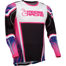 Agroid Motorcycle Race Jersey - Pink/Purple/Black - Large_1143113