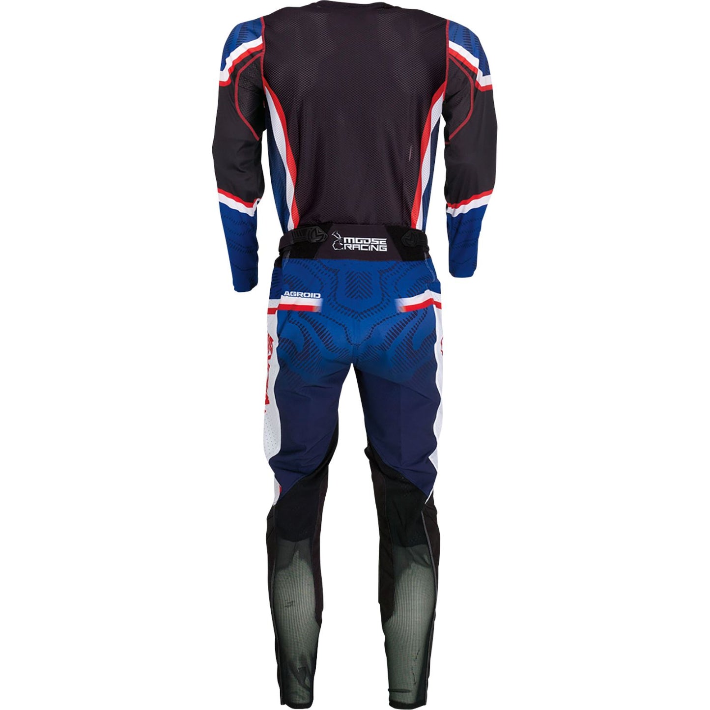 Agroid Motorcycle Race Jersey - Red/White/Blue/Black - Medium_1143176