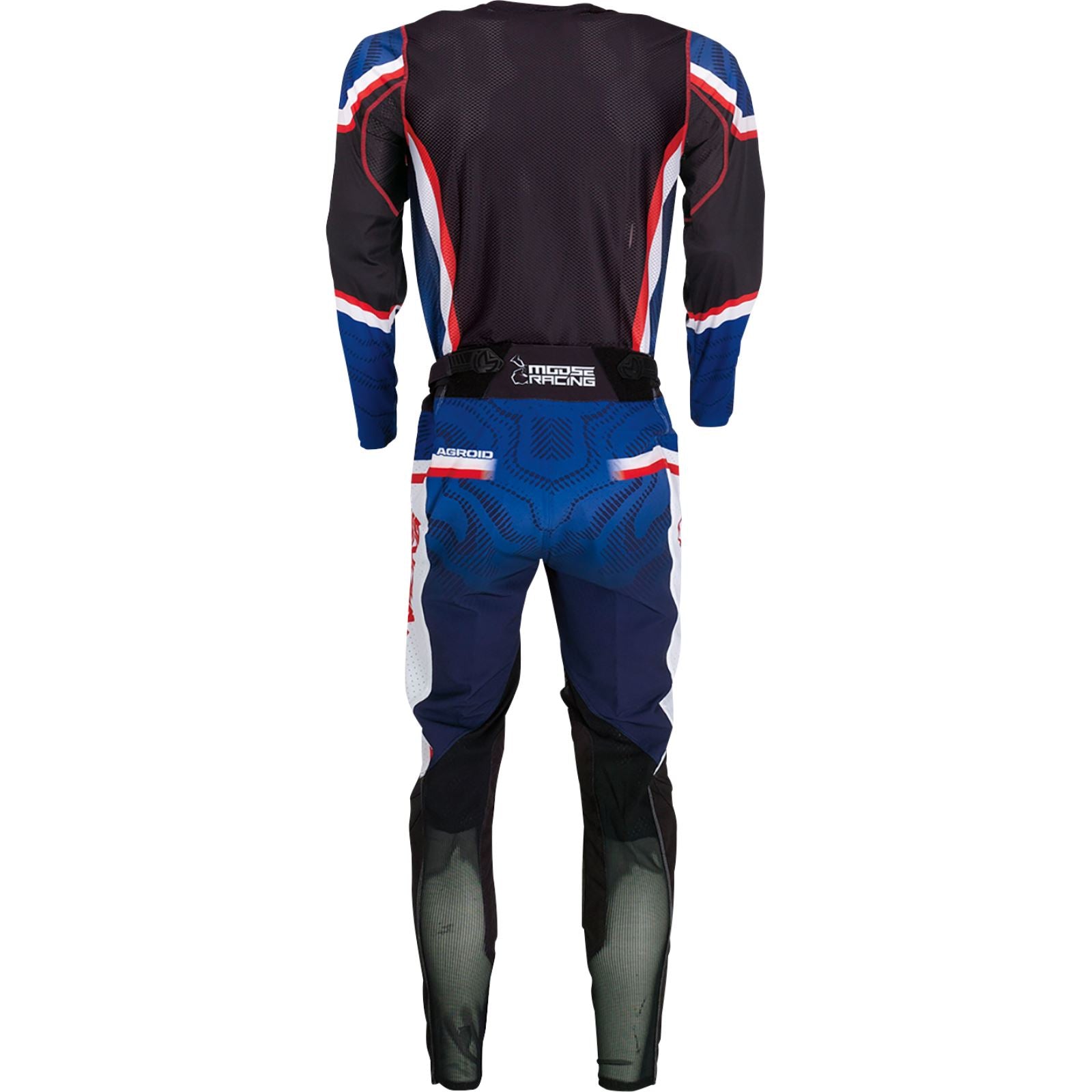 Agroid Motorcycle Race Jersey - Red/White/Blue/Black - Medium_1143176
