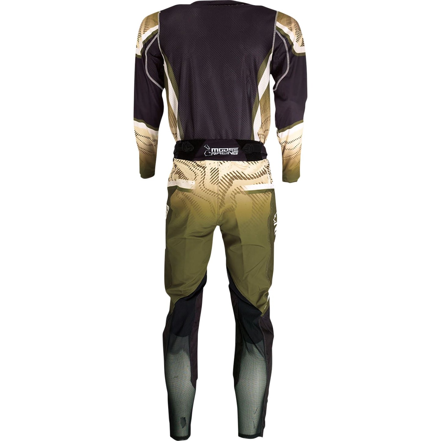 Agroid Motorcycle Race Jersey - Olive/Tan/Black - XL_1143150