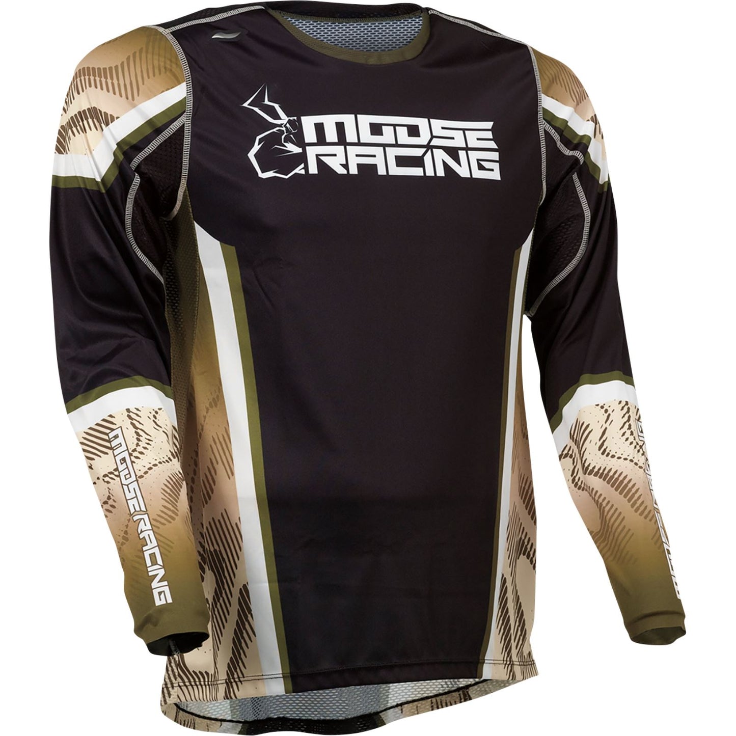 Agroid Motorcycle Race Jersey - Olive/Tan/Black - XL_1143152