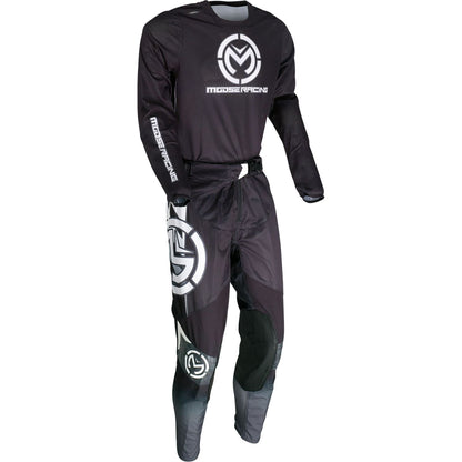 Moose Offroad Sahara Motorcycle Race Jersey - Black/White _1143160