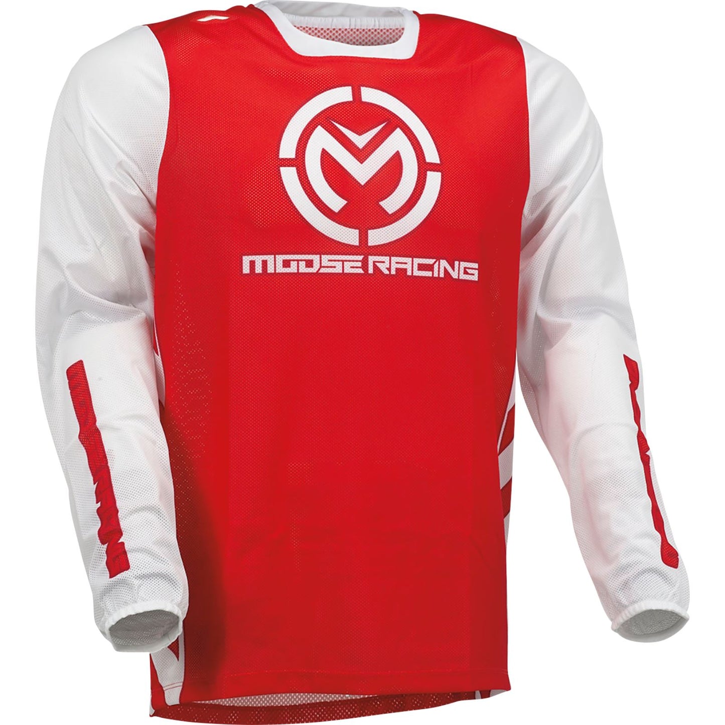 Moose Offroad Sahara Motorcycle Race Jersey - Red/White_1143227