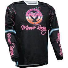 Moose Offroad Sahara Motorcycle Race Jersey - Pink/Black_1143212