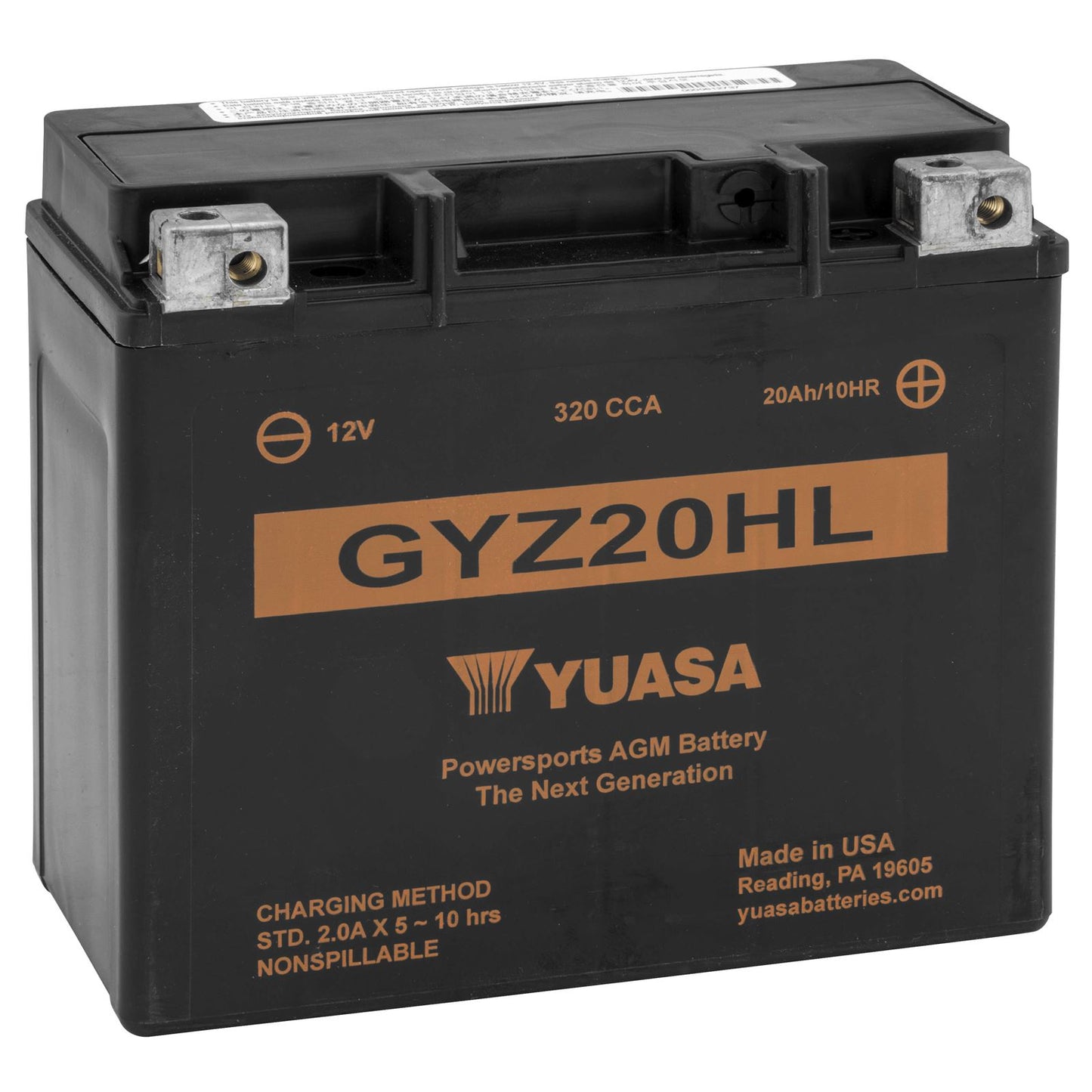 Yuasa Battery GYZ20HL Sealed Factory Activated YUAM720GH_195571