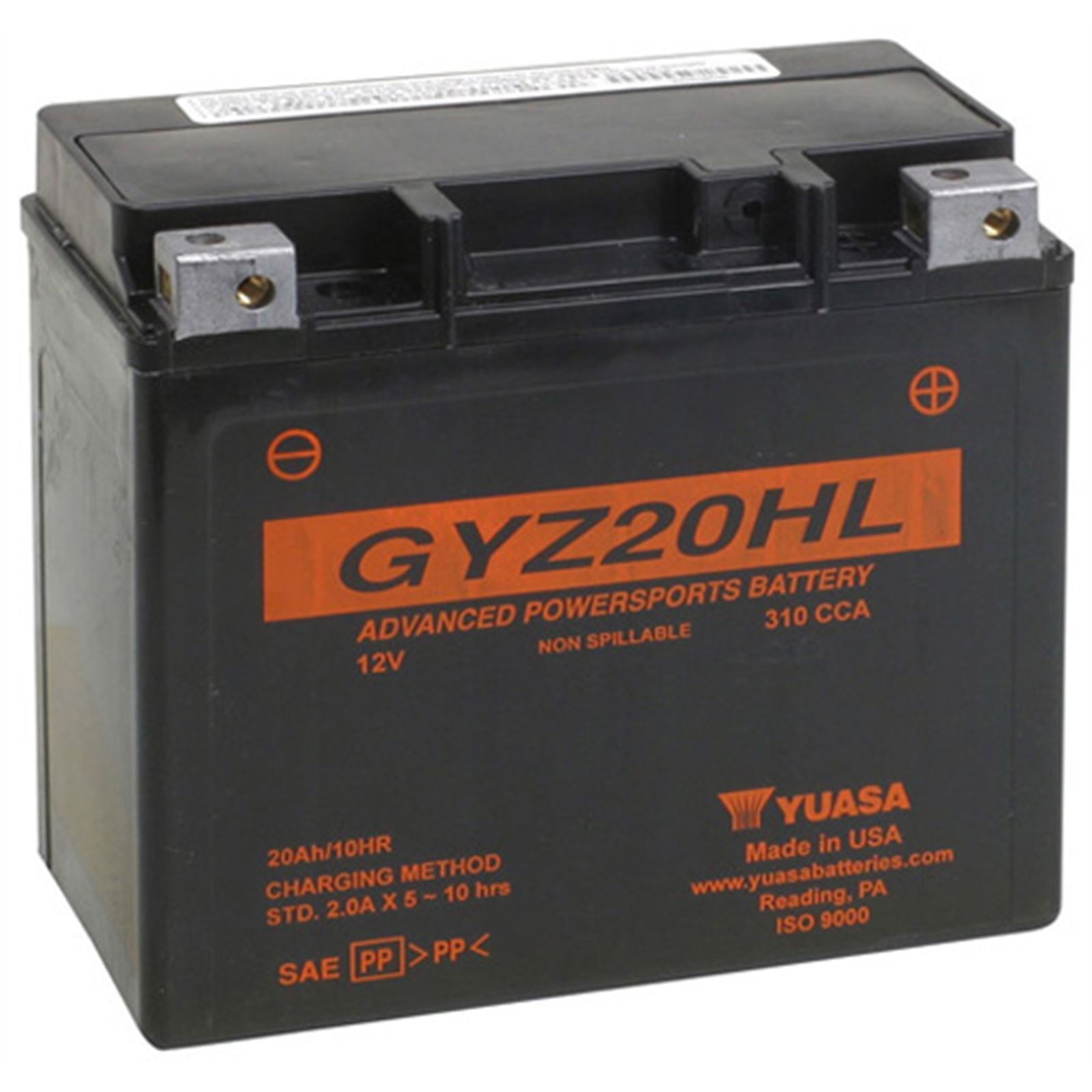 Yuasa Battery GYZ20HL Sealed Factory Activated YUAM720GH_590997