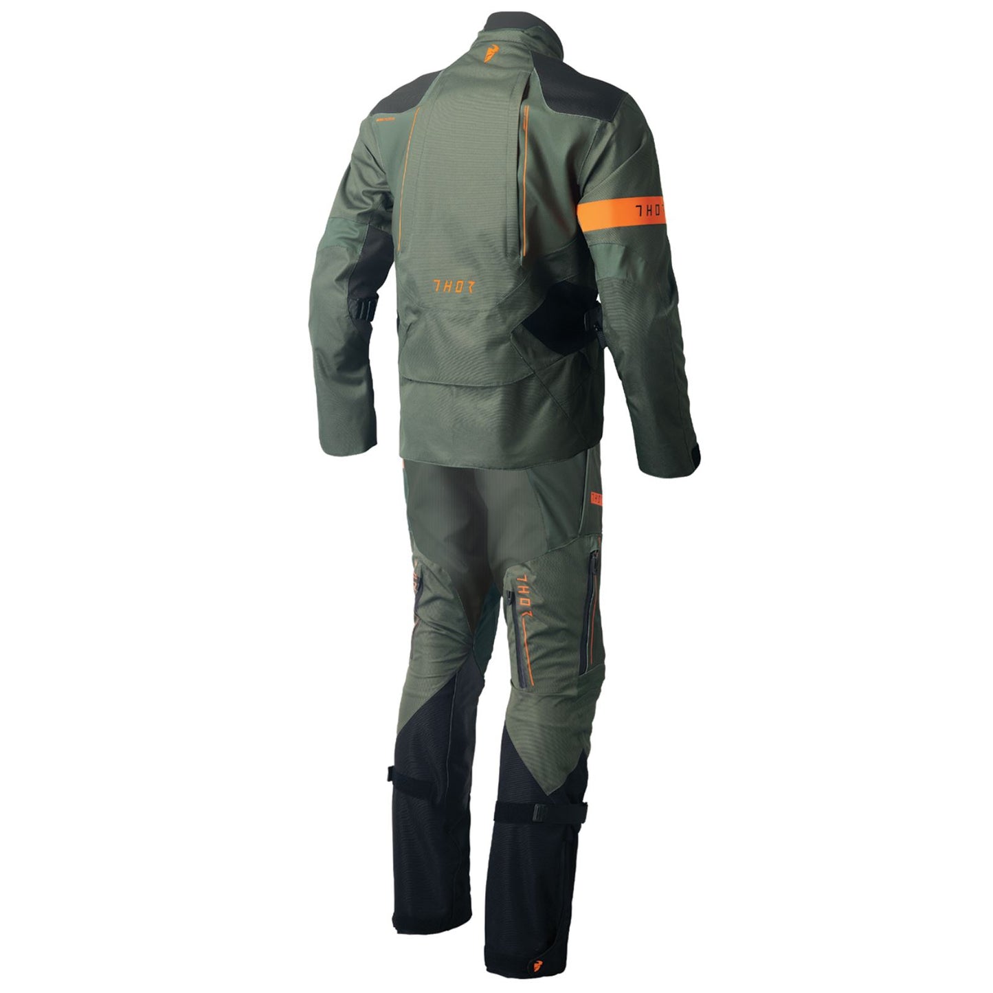 Thor Range Jersey - Army Green/Orange - Small 2910-7482_1152662