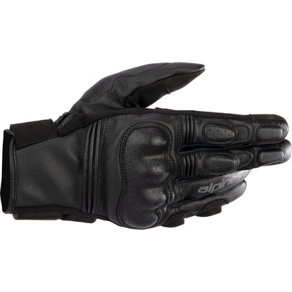 Alpinestars Phenom Leather Riding Gloves - Black/Black - Small [MPN: 3501723-1100-S]_1152705