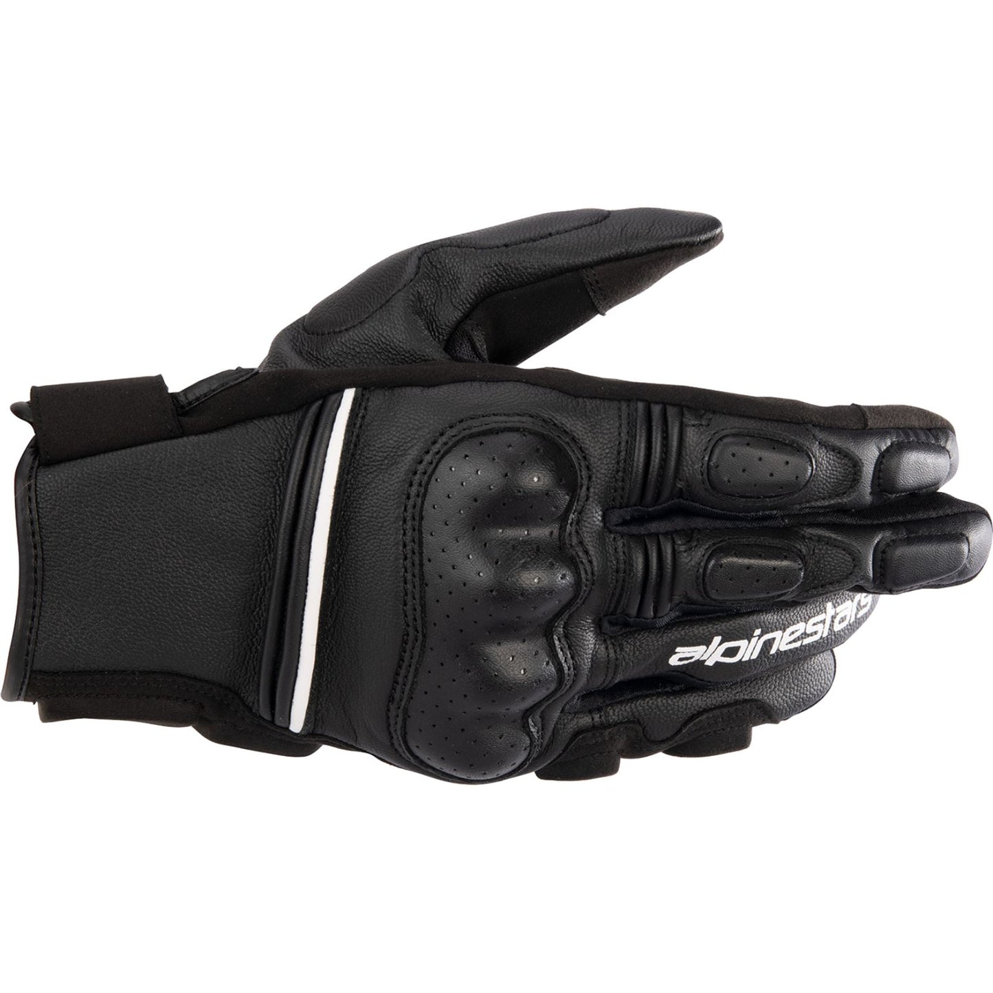 Alpinestars Phenom Leather Riding Gloves - Black/White - Medium [MPN: 3501723-12-M]_1152694