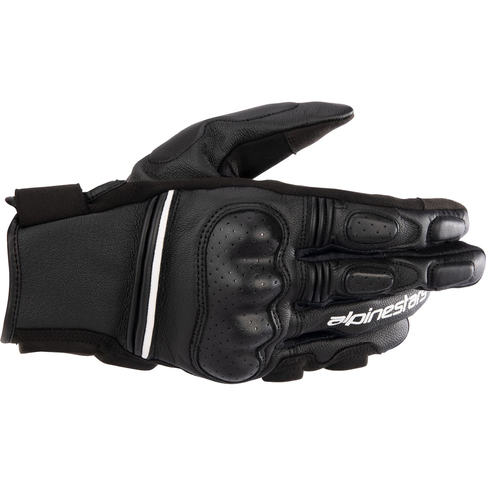 Alpinestars Phenom Leather Riding Gloves - Black/White - 3XL [MPN: 3501723-12-3X]_1152677