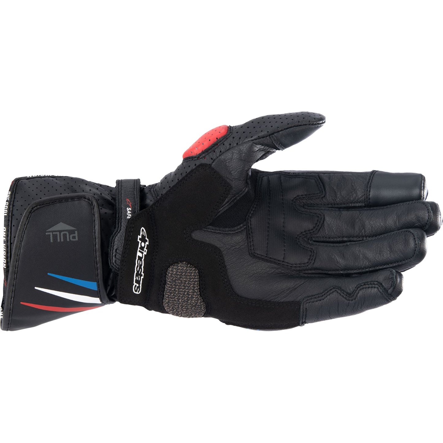 Alpinestars Honda SP-8 v3 Riding Gloves - Black/Red/Blue - XL [MPN: 3558423-1317-XL]_1152796