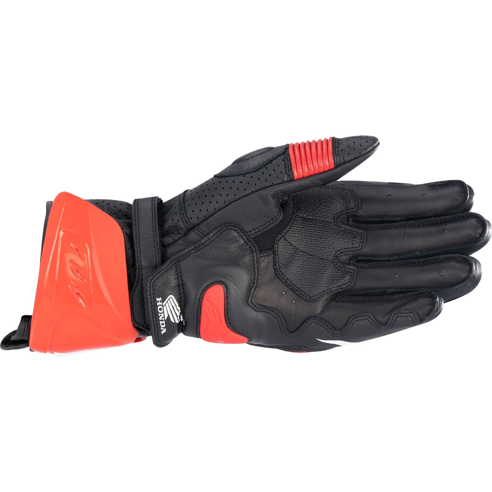 Alpinestars Honda GP Pro R3 Riding Gloves - Black/Bright Red/Blue - 2XL [MPN: 3556223-1317-2X]_1152822