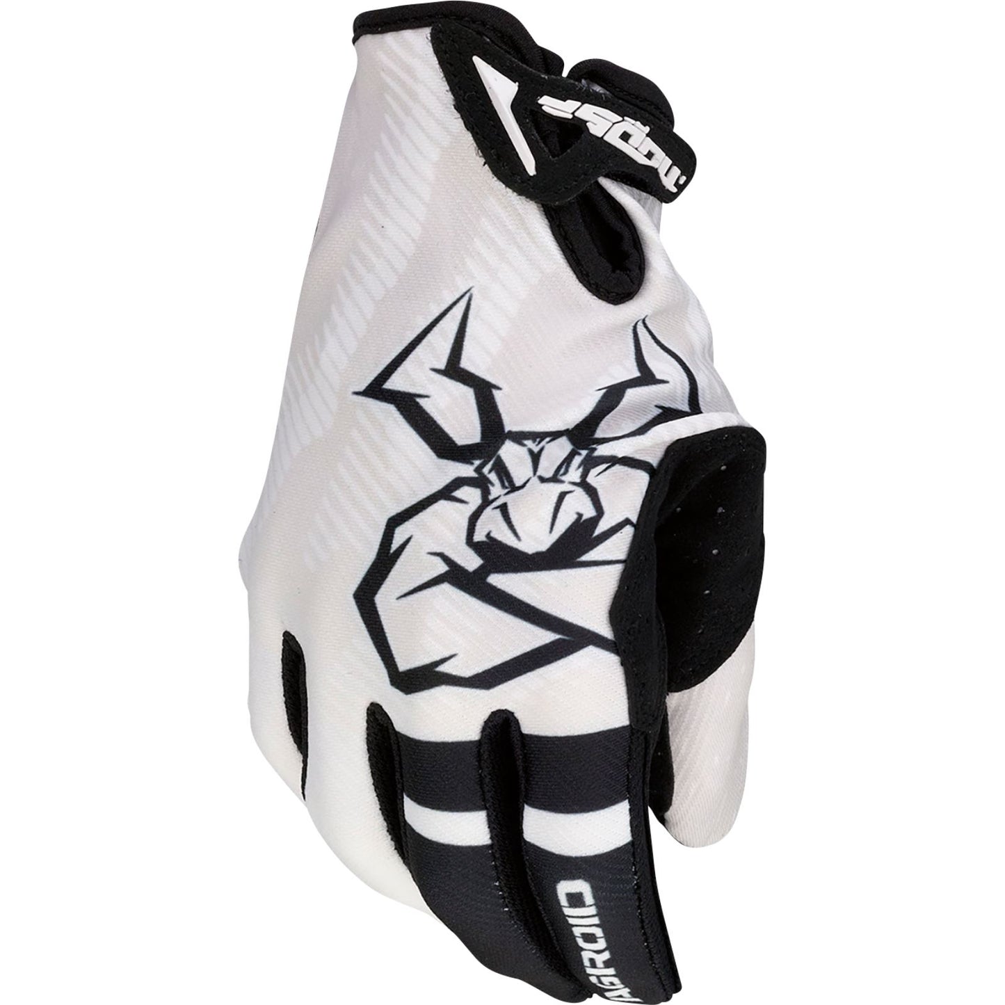 Agroid™ Motorcycle Race Pro Gloves - White - XL_1143505