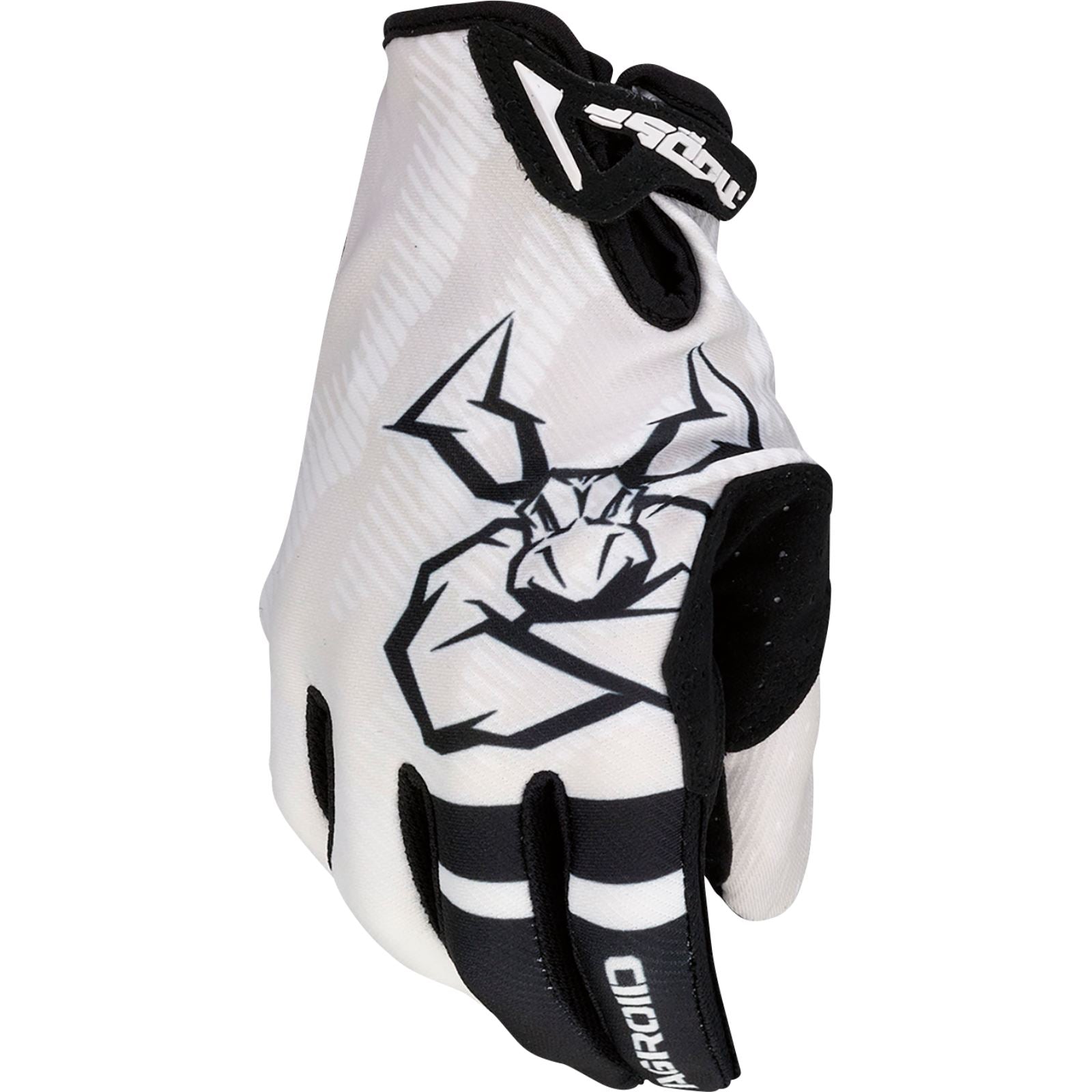 Agroid™ Motorcycle Race Pro Gloves - White - XL_1143505