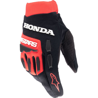 Alpinestars Honda Full Bore Gloves - Bright Red/Black - Large [MPN: 3563823-3031-L]_1367516