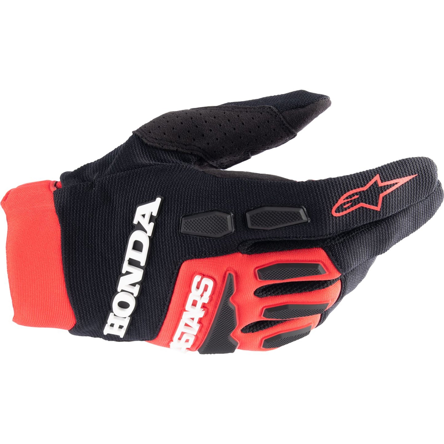 Alpinestars Honda Full Bore Gloves - Bright Red/Black - Large [MPN: 3563823-3031-L]_1152871