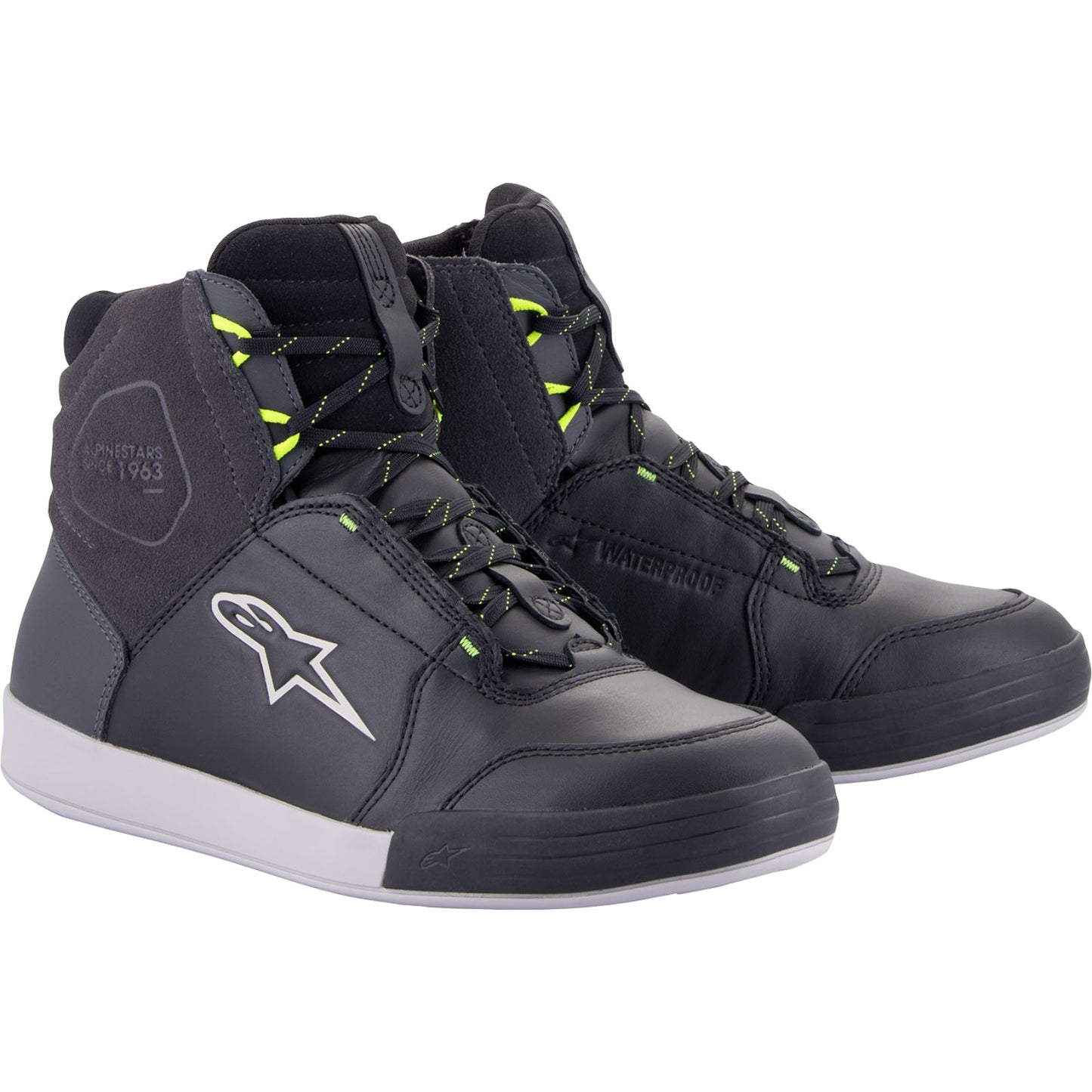 Alpinestars Chrome Shoes - Waterproof - Black/Gray - US 8 [MPN: 2543123-1015-8]_1152995