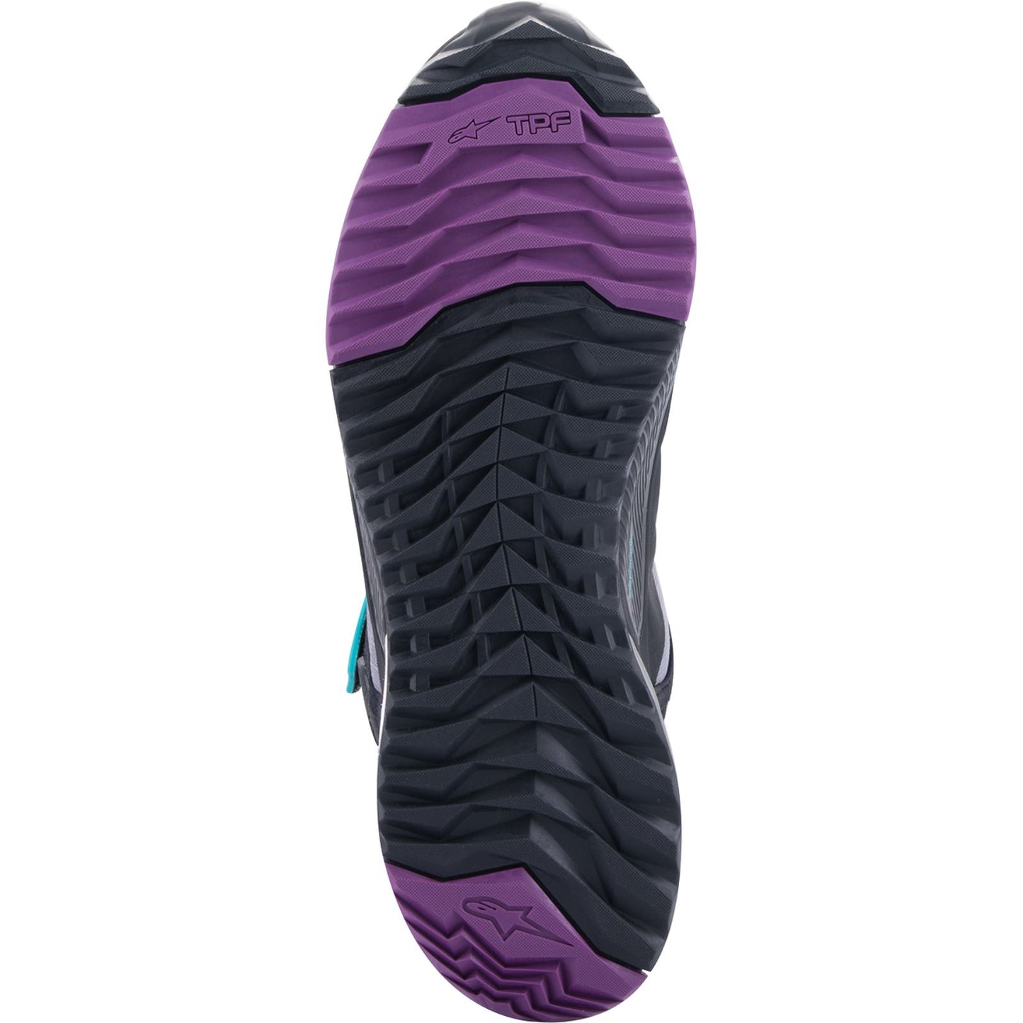 Alpinestars Stella CR-X Drystar® Shoes - Black/Gray/Teal/Purple - US 9.5 [MPN: 2611523137095]_1153339
