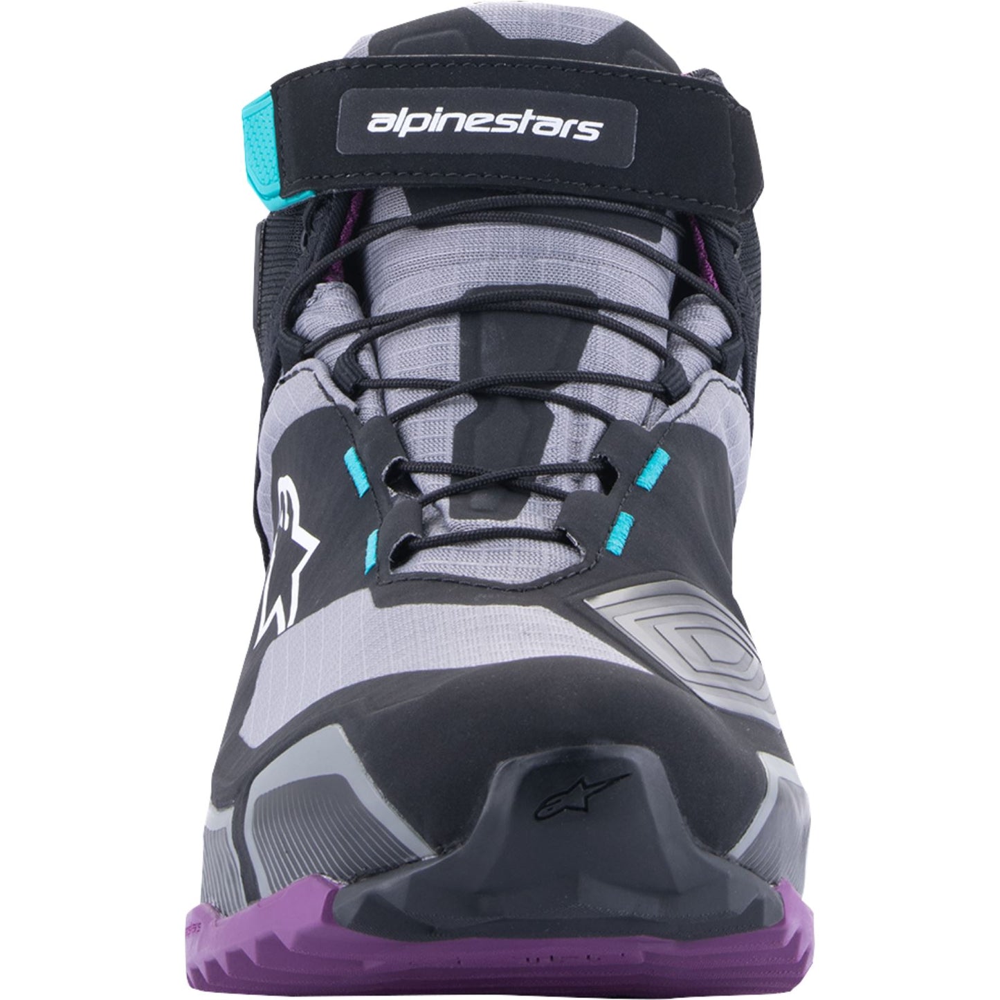Alpinestars Stella CR-X Drystar® Shoes - Black/Gray/Teal/Purple - US 11.5 [MPN: 26115231370115]_1153364