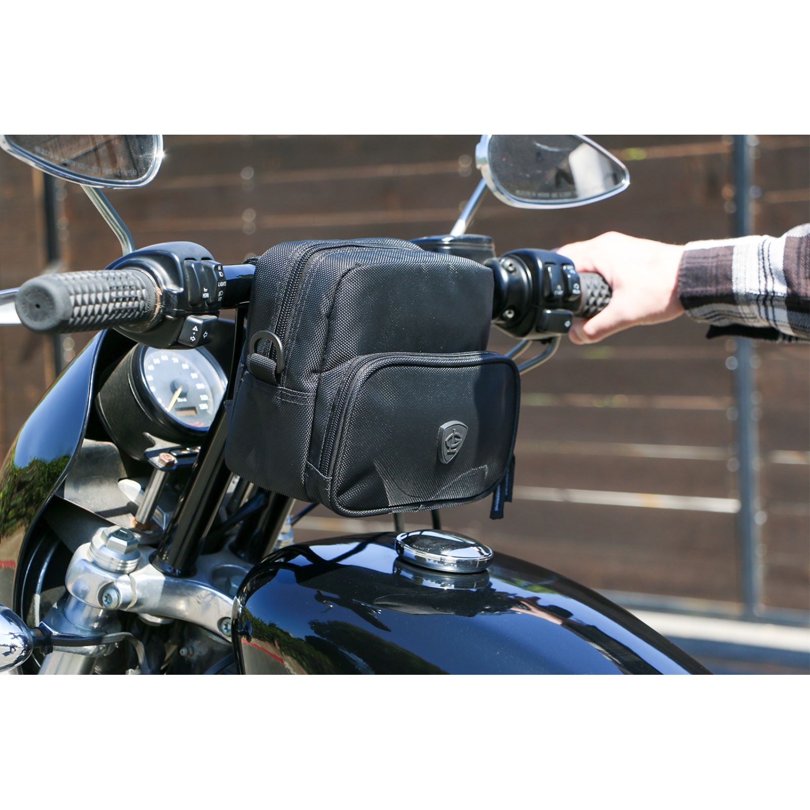 Nelson-Rigg Greg Lutzka Signature Handlebar Bag - Black GLHB-L_1143609