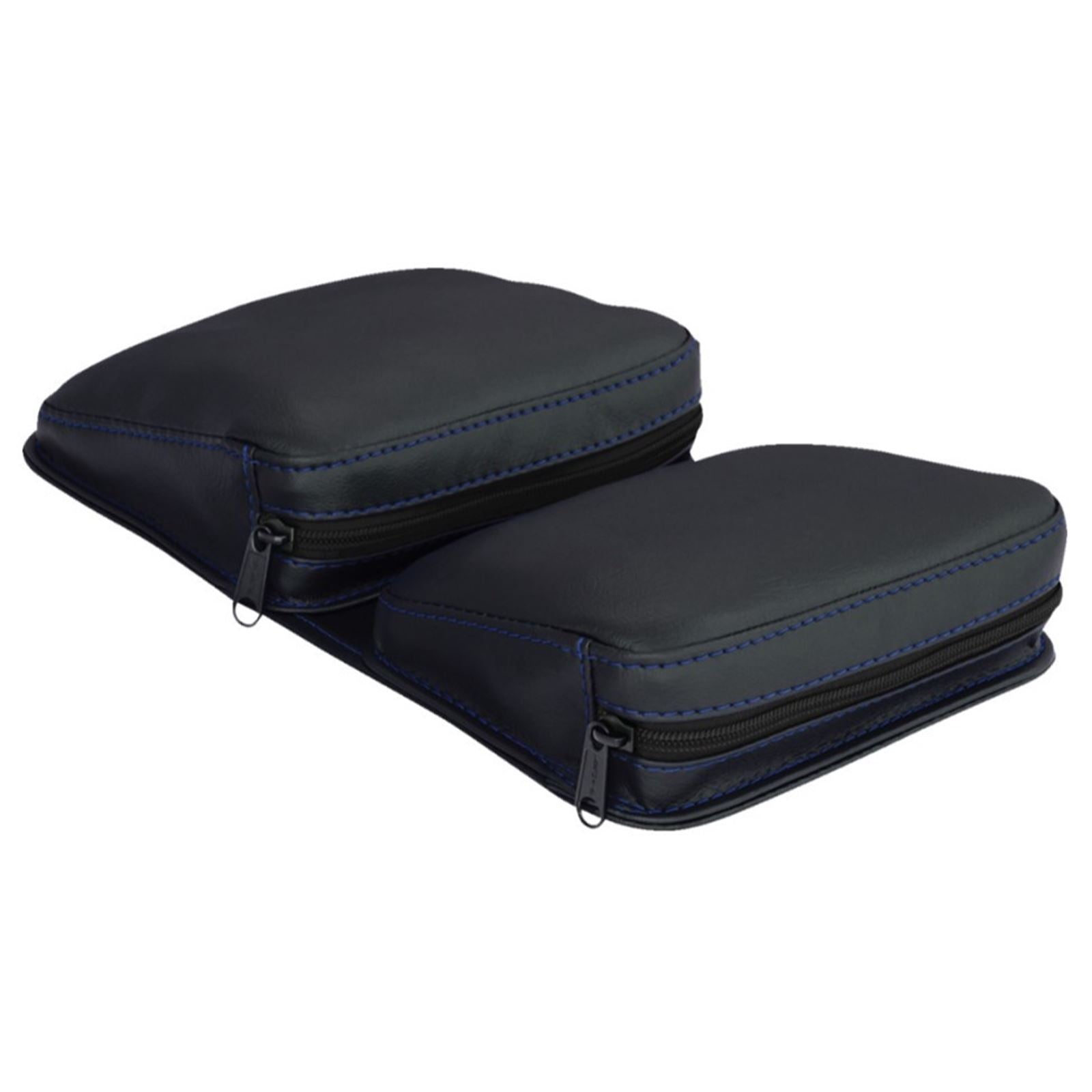 Show Chrome Kaliber Dash Pouch for Polaris Slingshot - Black with Blue Stitching H44-4BLUE_1171895