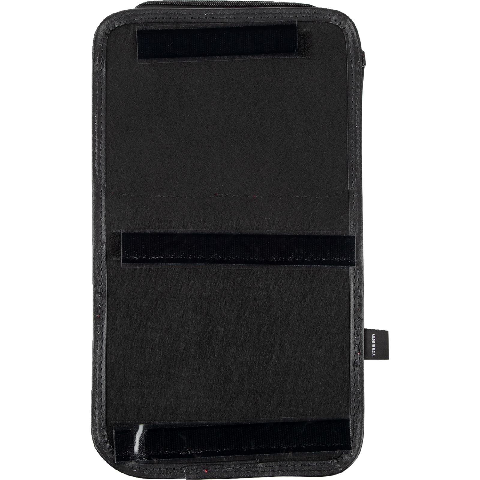 Show Chrome Kaliber Dash Pouch for Polaris Slingshot - Black with Red Stitching H44-4RED_1158664