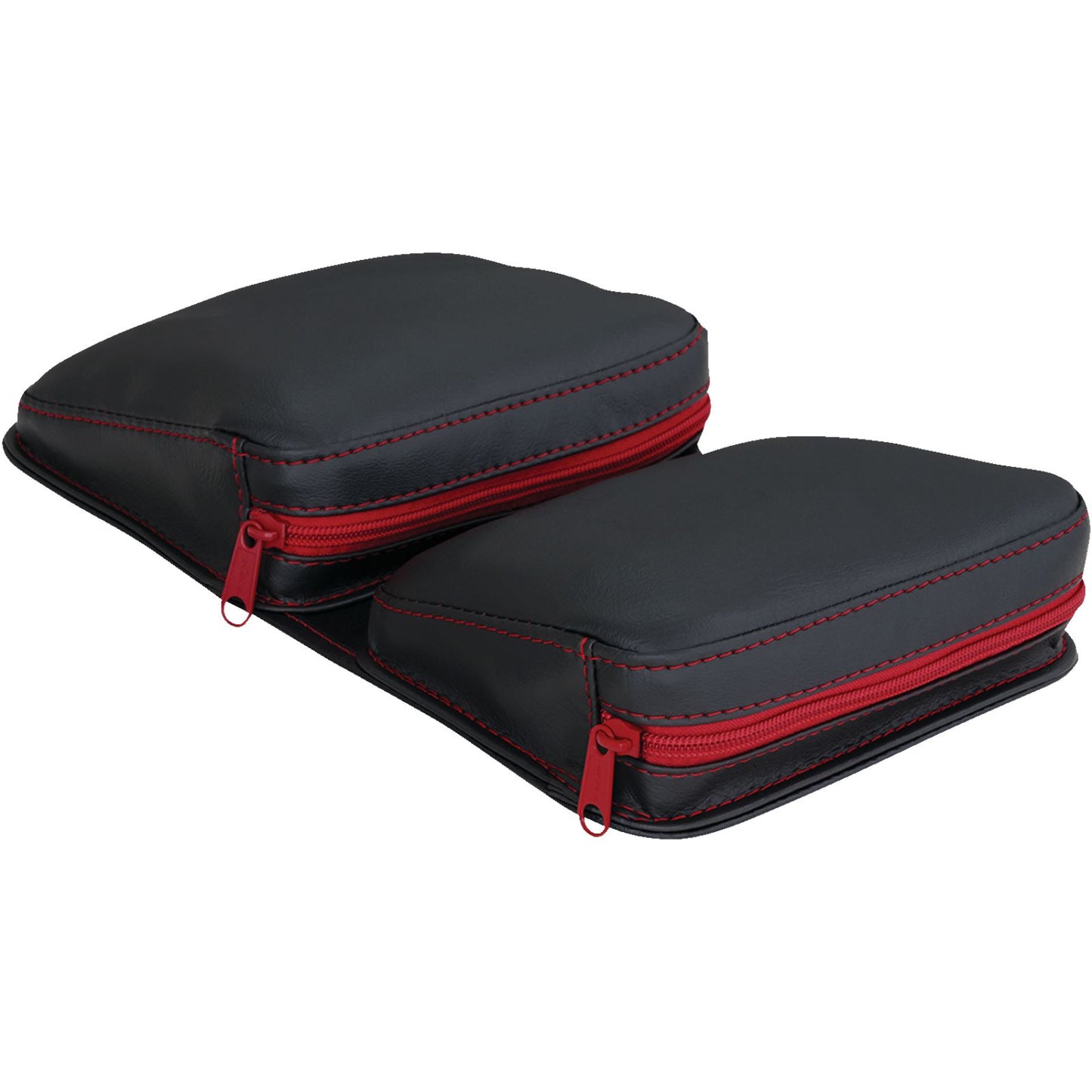 Show Chrome Dash Pouch for Polaris Slingshot - Black with Red Zipper H44-4ZRED_1158644