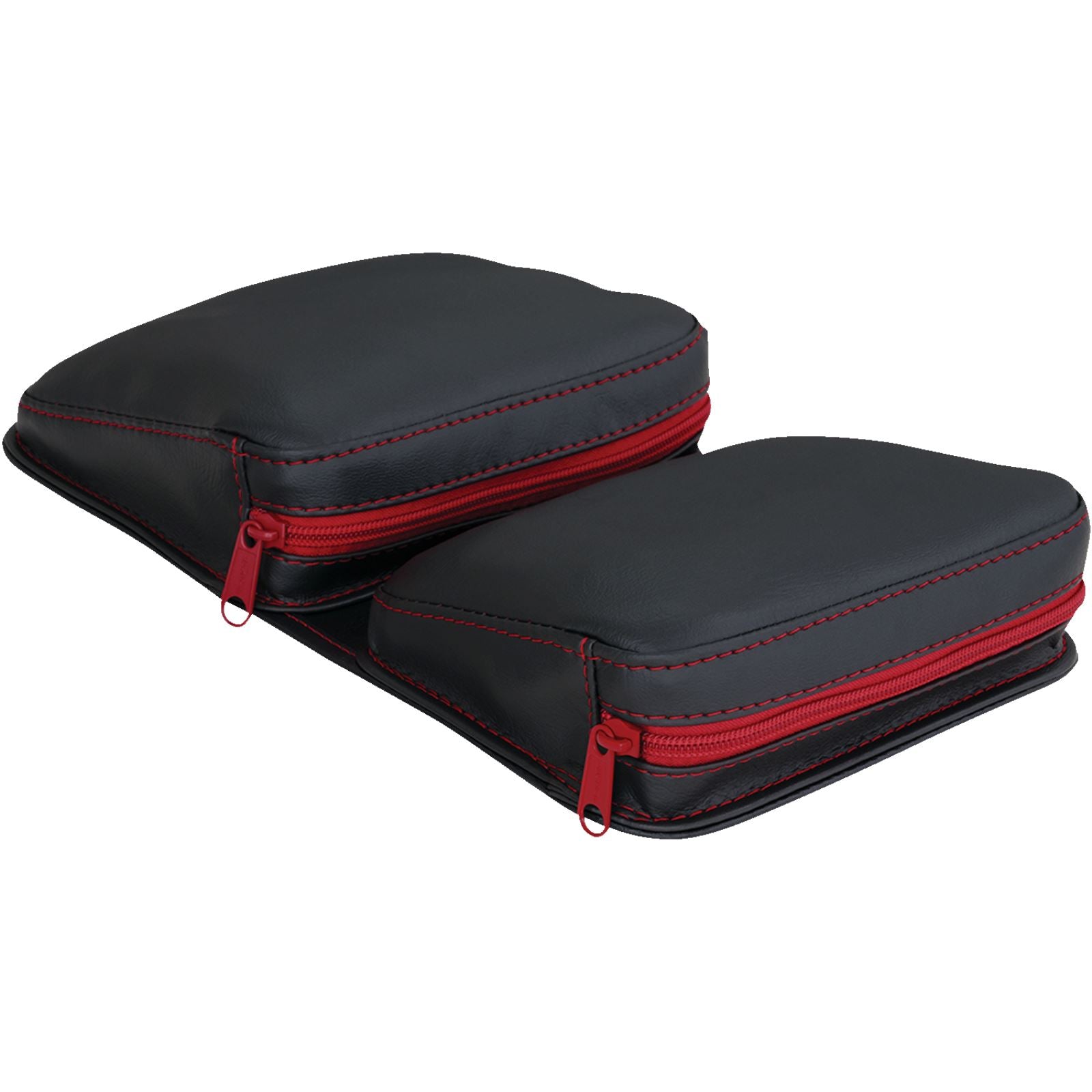 Show Chrome Dash Pouch for Polaris Slingshot - Black with Red Zipper H44-4ZRED_1158644