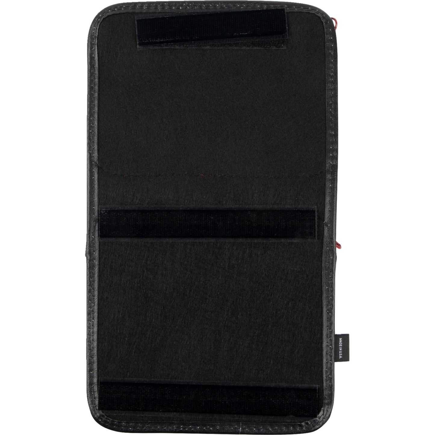 Show Chrome Dash Pouch for Polaris Slingshot - Black with Red Zipper H44-4ZRED_1158595