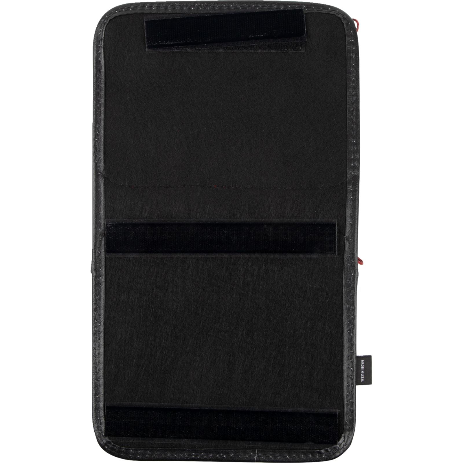 Show Chrome Dash Pouch for Polaris Slingshot - Black with Red Zipper H44-4ZRED_1158595