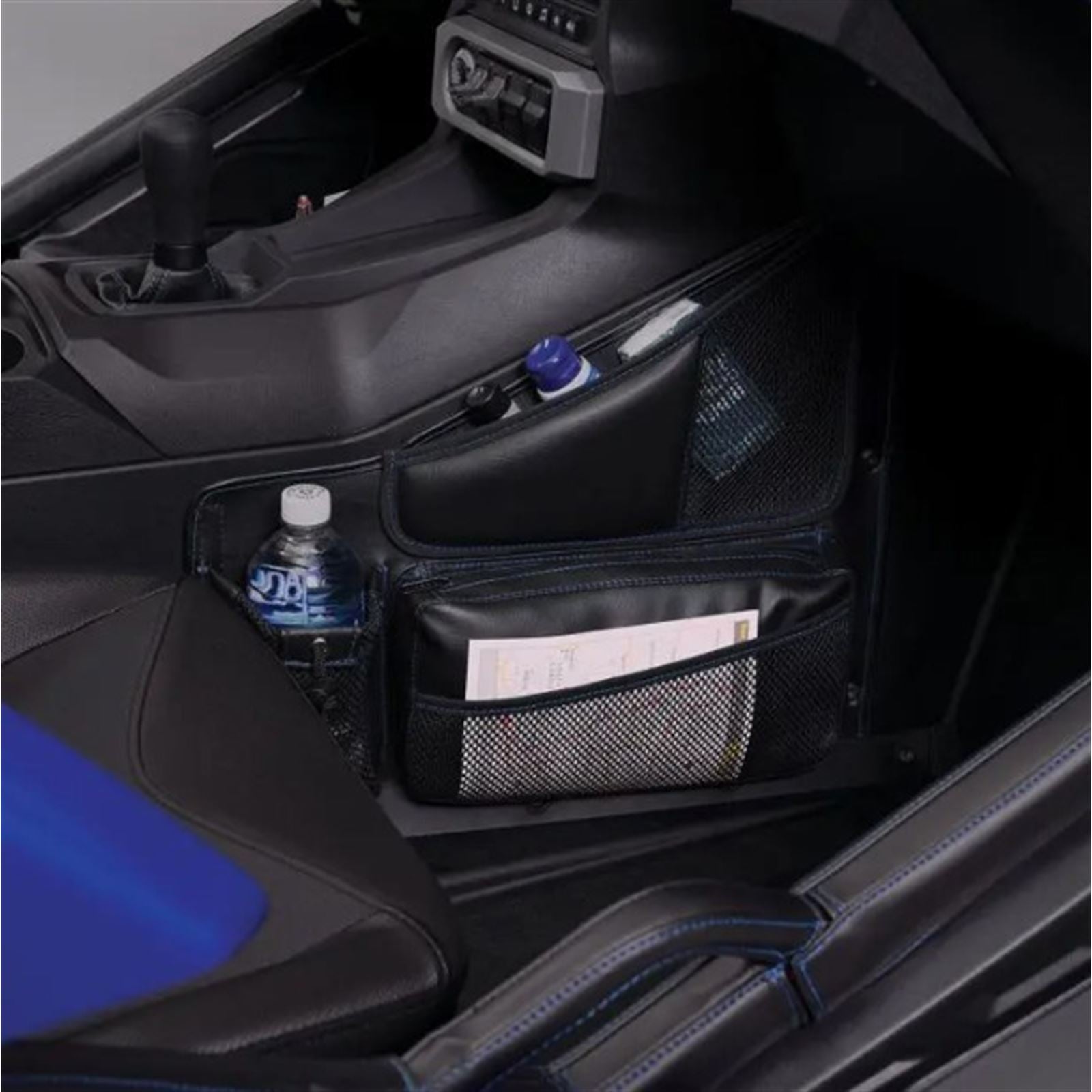 Show Chrome Passenger Side Organizer for Polaris Slingshot - Right - Black H44-7PBK_1171788