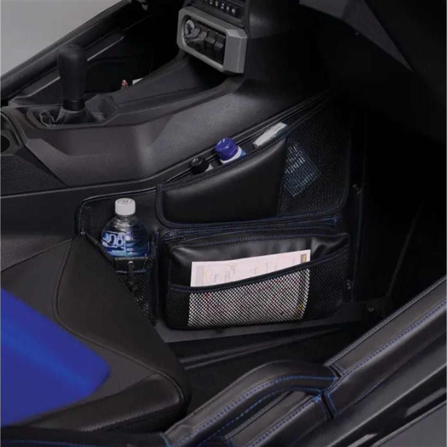 Show Chrome Passenger Side Organizer for Polaris Slingshot - Right - Blue  H44-7PBLU_1171785