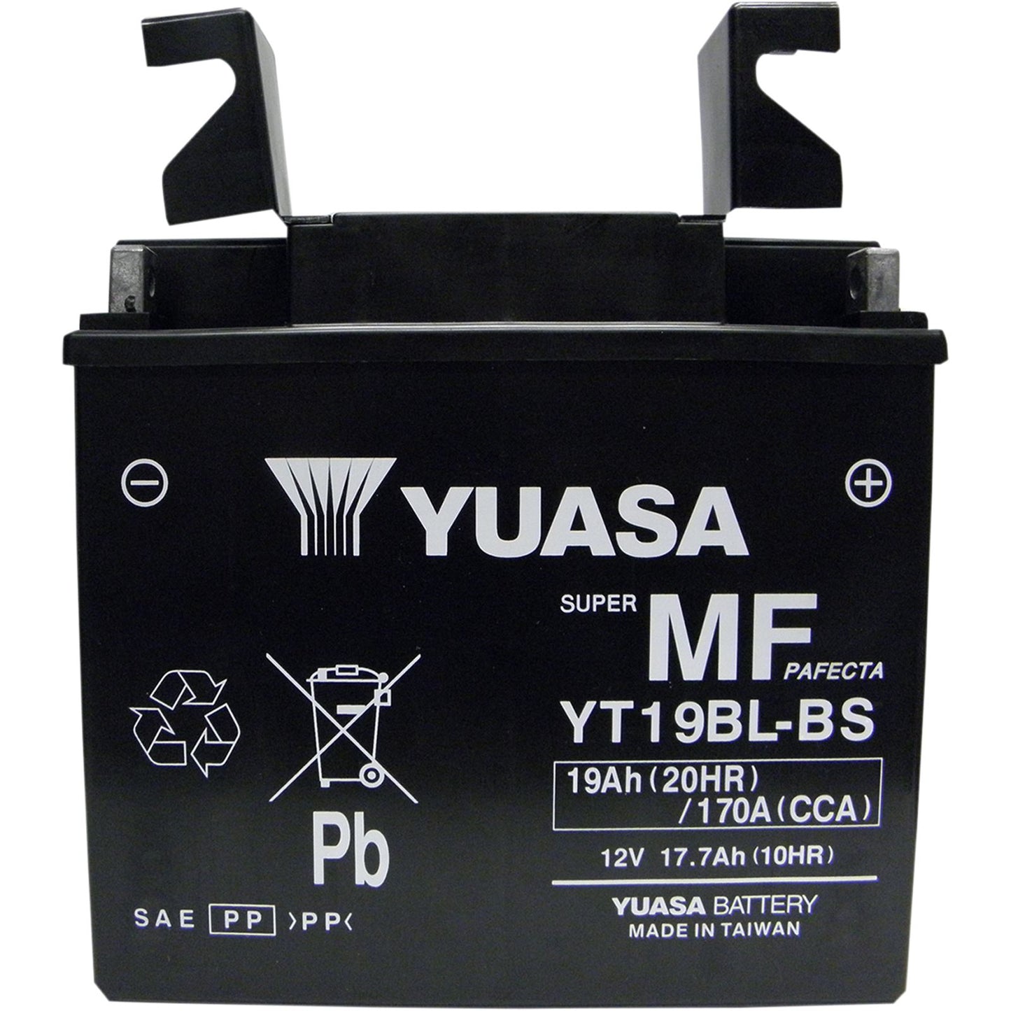 Yuasa Battery YT19BL-BS Maintenance Free YUAM6219BL_501388