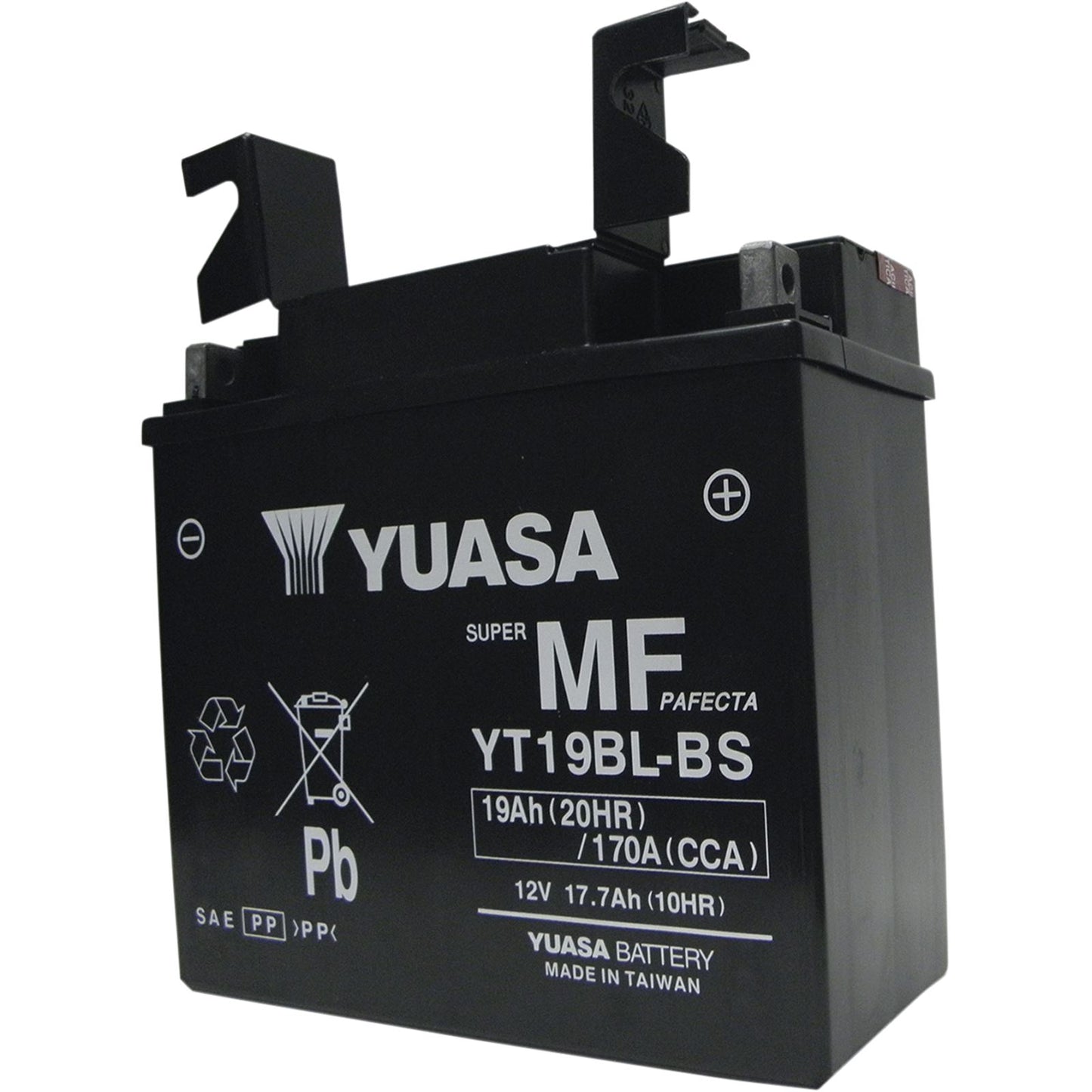 Yuasa Battery YT19BL-BS Maintenance Free YUAM6219BL_501389