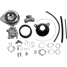 S&S Cycle Carburetor G and Stealth Air Kit - Chrome - Big Twin '84-'99 110-0147_1146744