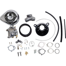 S&S Cycle Carburetor G and Stealth Air Kit - Chrome - Big Twin '99-'05 110-0150_1146738
