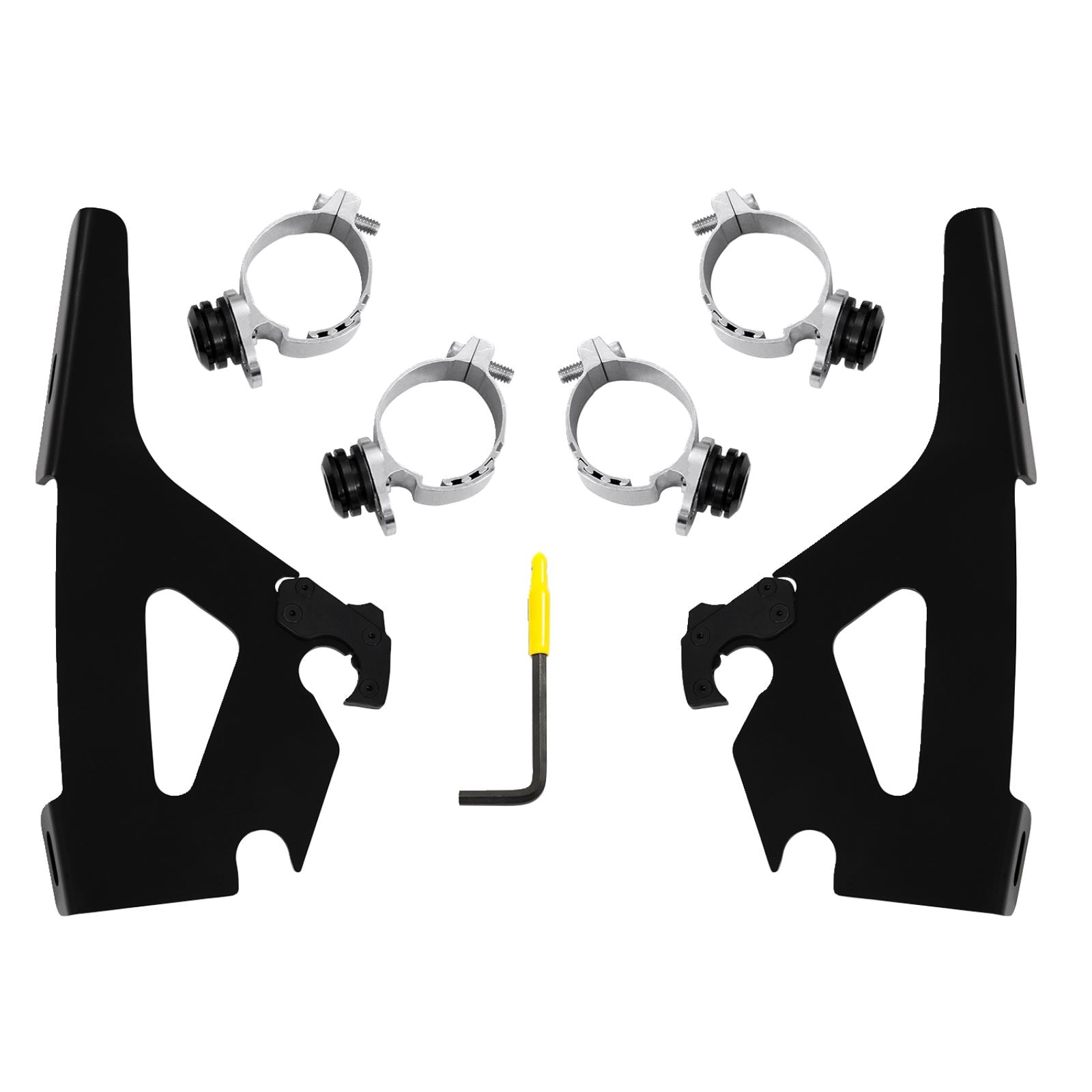 Memphis Shades Batwing Fairing Mount Kit - Black - Chief MEB2075_1157927
