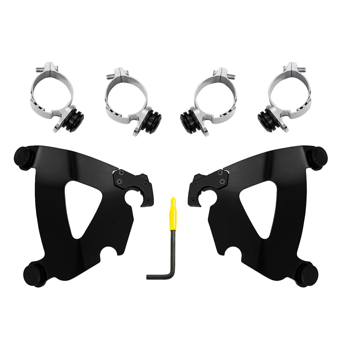 Memphis Shades Road Warrior Fairing Mount Kit - Black - Chief MEB2076_1157928