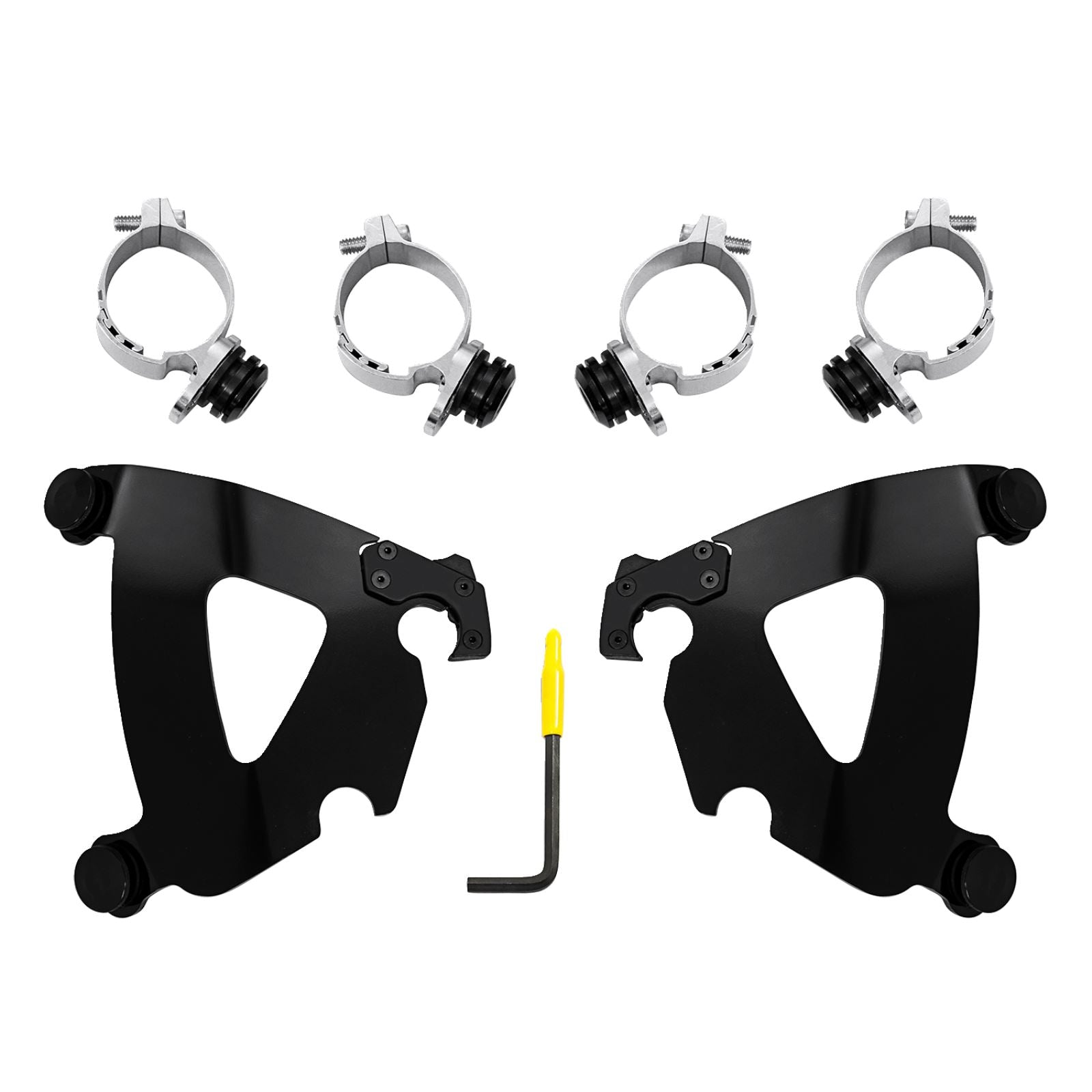 Memphis Shades Road Warrior Fairing Mount Kit - Black - Chief MEB2076_1157928