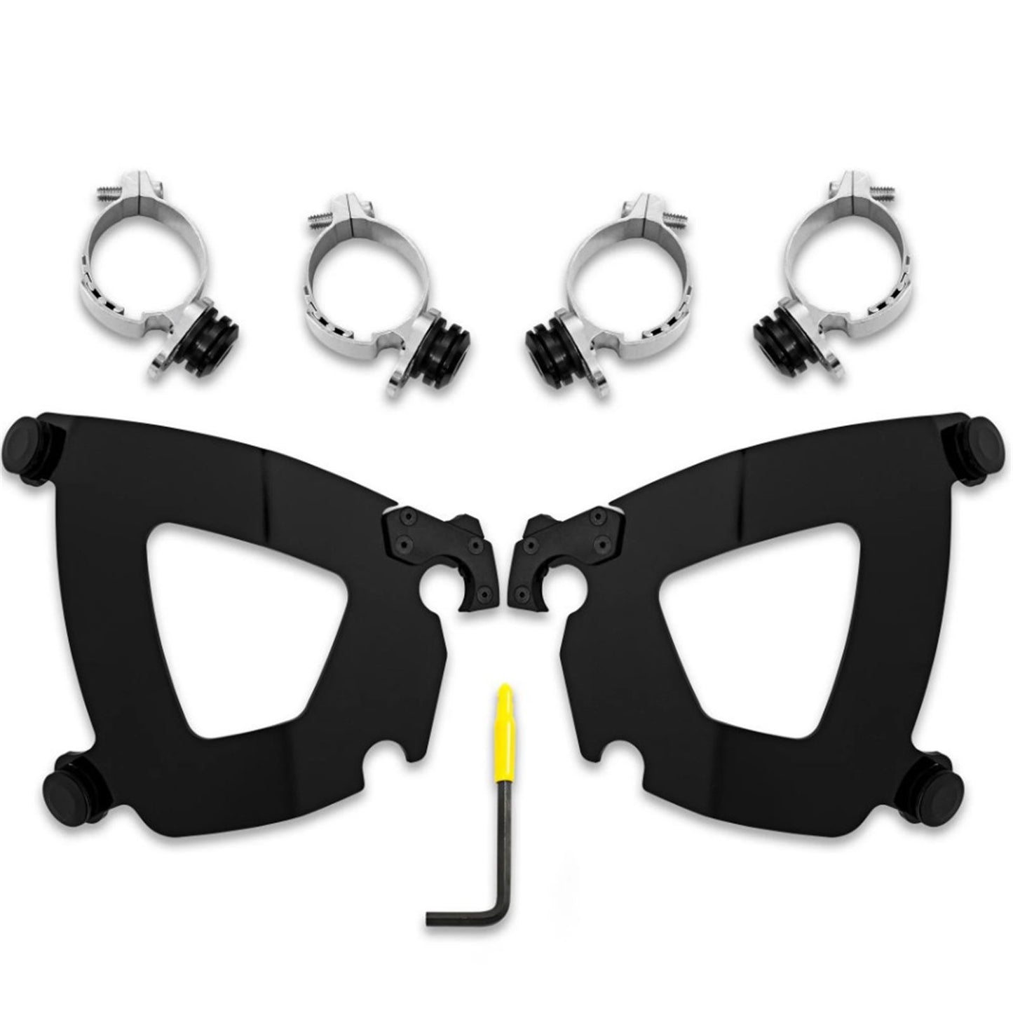Memphis Shades Gauntlet Fairing Mount Kit - Black - Chief MEB2077_1441045