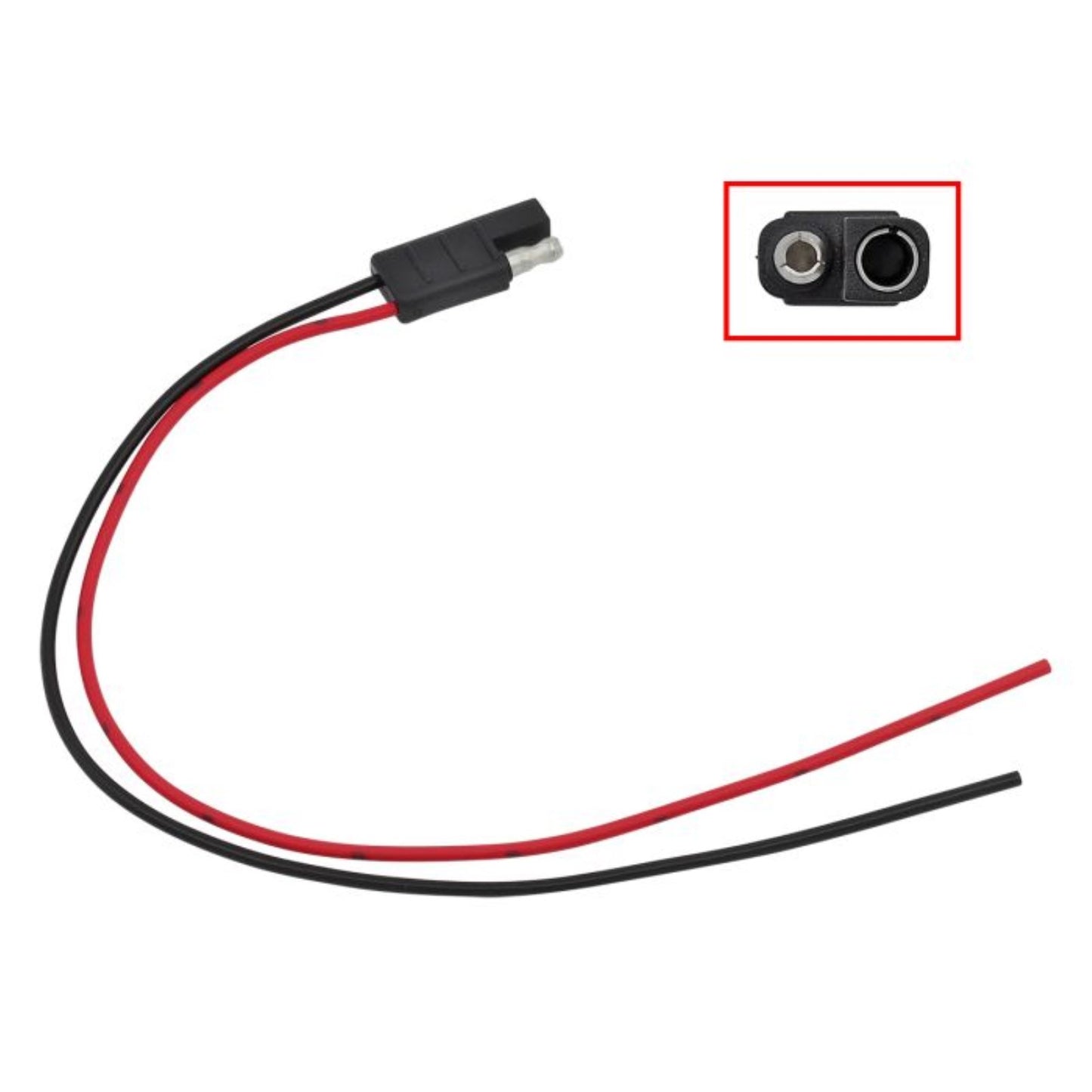 SPI Sports Parts Inc 2-Prong 12-Volt Accessory Plug Connector SM-01610_1378635
